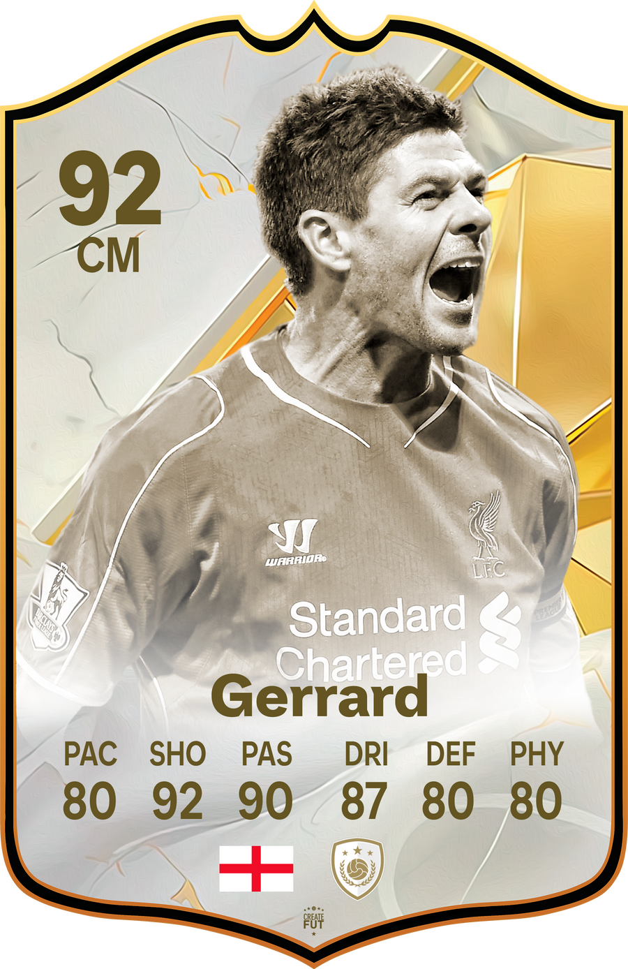 Gerrard Icon FC Football Card