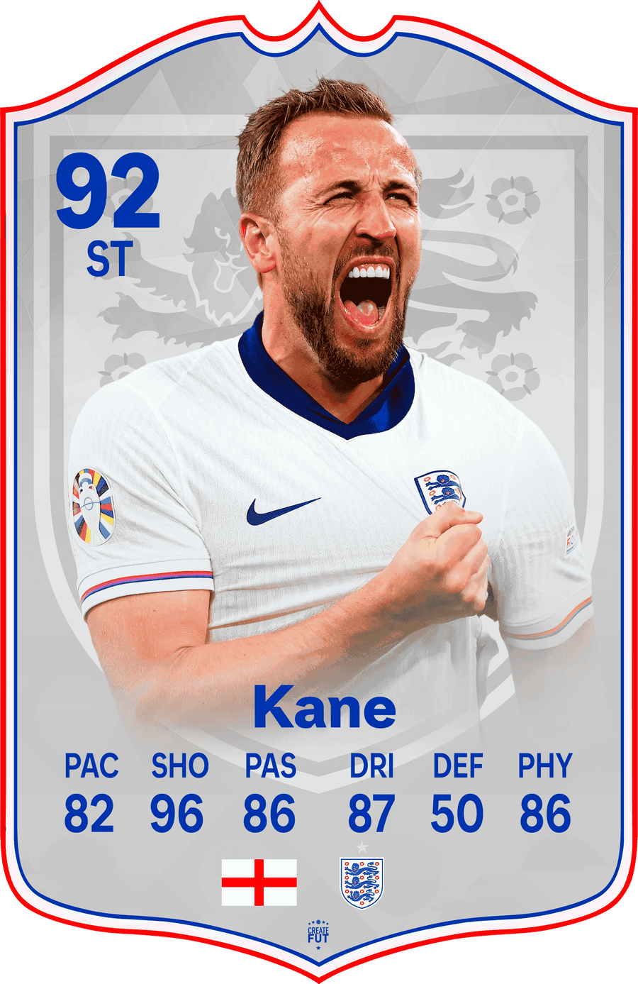 Harry Kane England FC Football Card