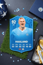 Haaland Man City FC Football Card