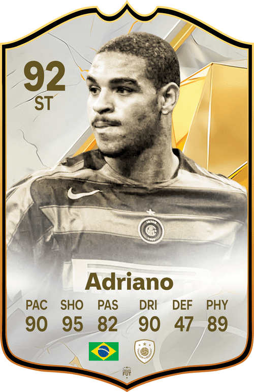 Adriano Icon FC Football Card