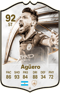 Sergio Kun Aguero Icon FC Football Card