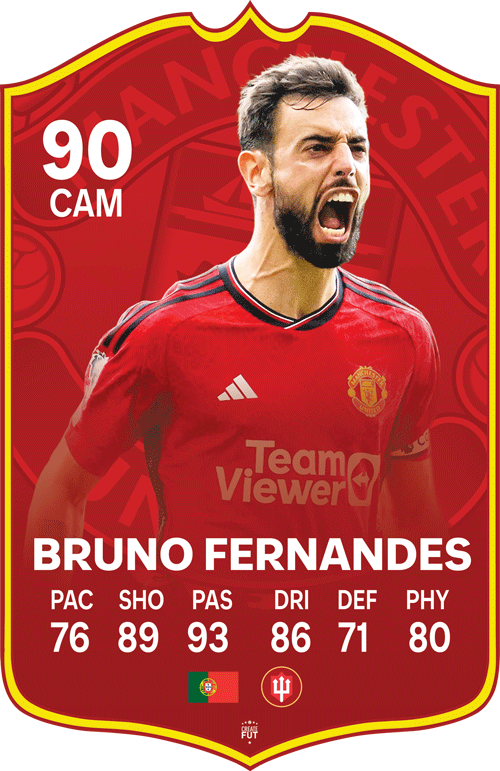 Bruno-Fernandes Man UTD FC Football Card