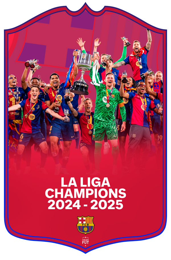 Barcelona – La Liga Champions 24/25 FC Football Card