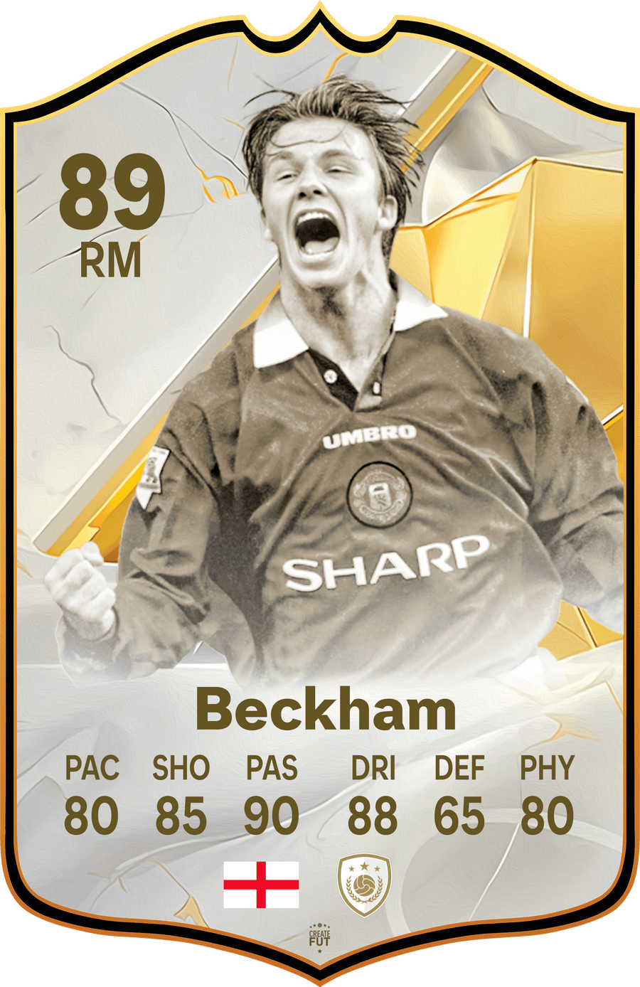 Beckham Icon FC Football Card