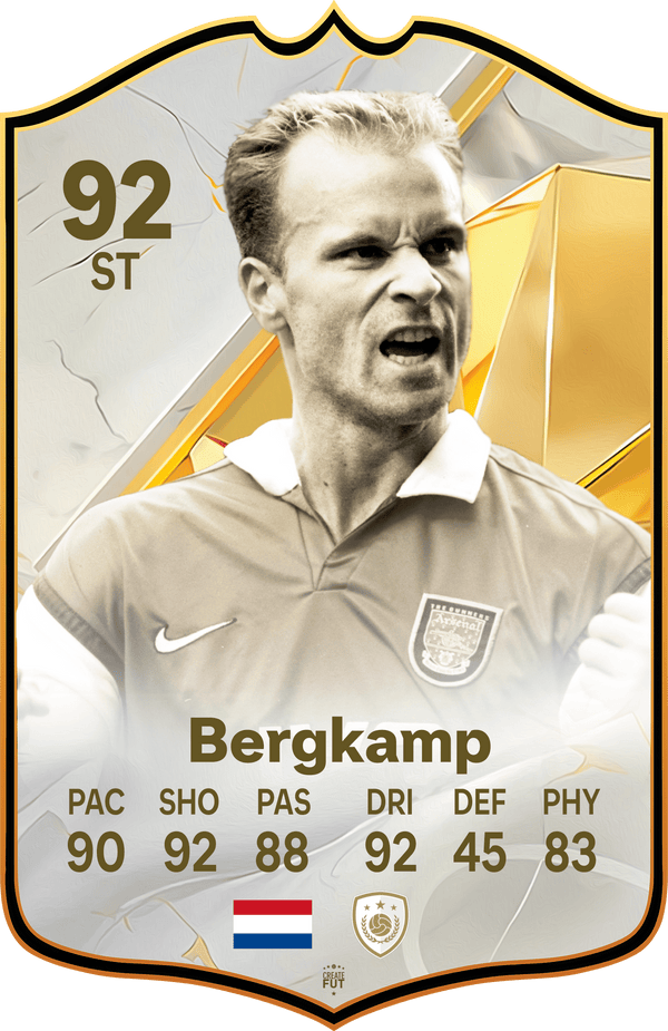 Bergkamp Icon FC Football Card