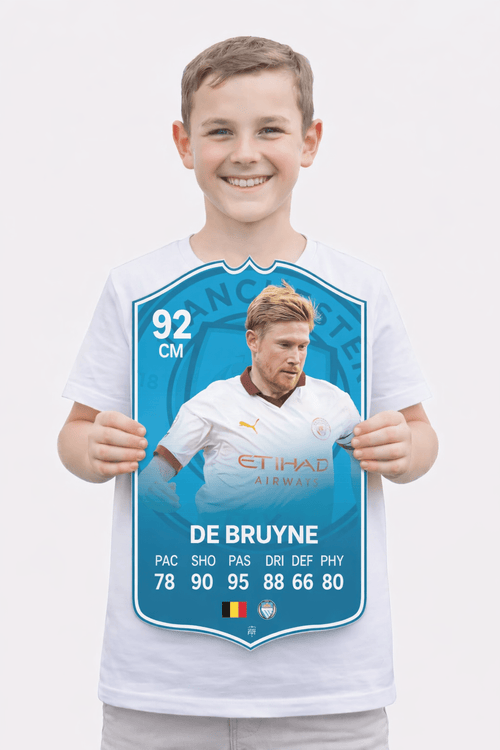 De-Bruyne Man City FC Football Card