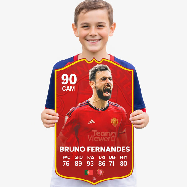 Bruno-Fernandes Man UTD FC Football Card