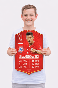 Lewandowski Bayern FC Football Card