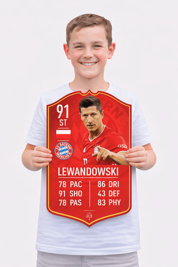 Lewandowski Bayern FC Football Card