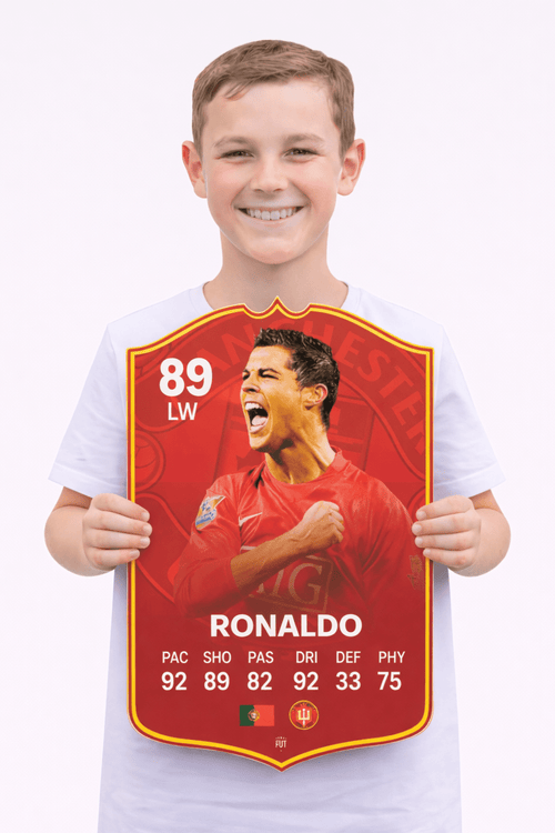 Ronaldo Man UTD FC Football Card