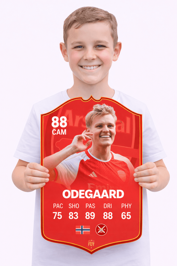 Odegaard Arsenal FC Football Card
