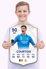 Courtois FC Football Card – thumbnail 2