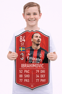 Ibrahimovic Milan FC Football Card