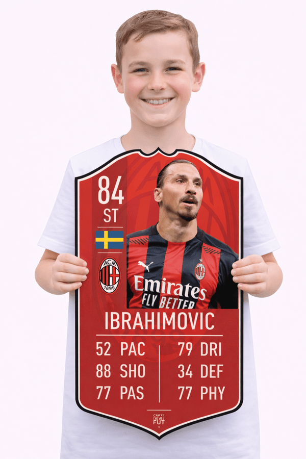 Ibrahimovic Milan FC Football Card