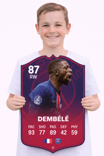 Dembele PSG FC Football Card