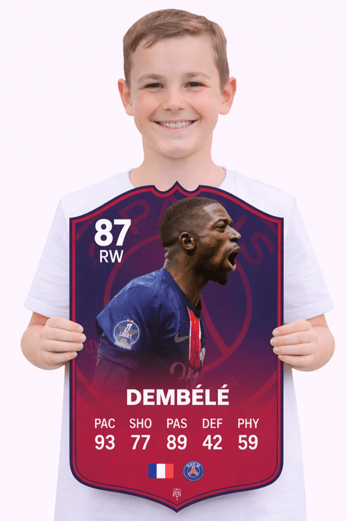 Dembele PSG FC Football Card
