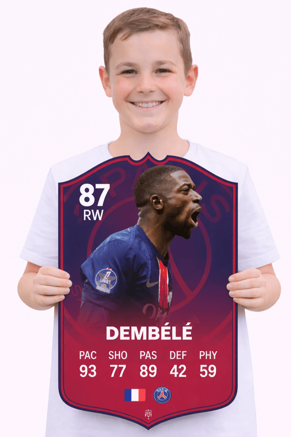 Dembele PSG FC Football Card