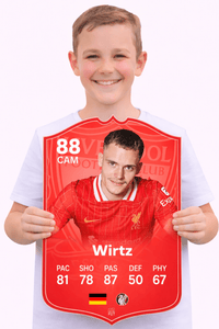 Wirtz Liverpool FC Football Card