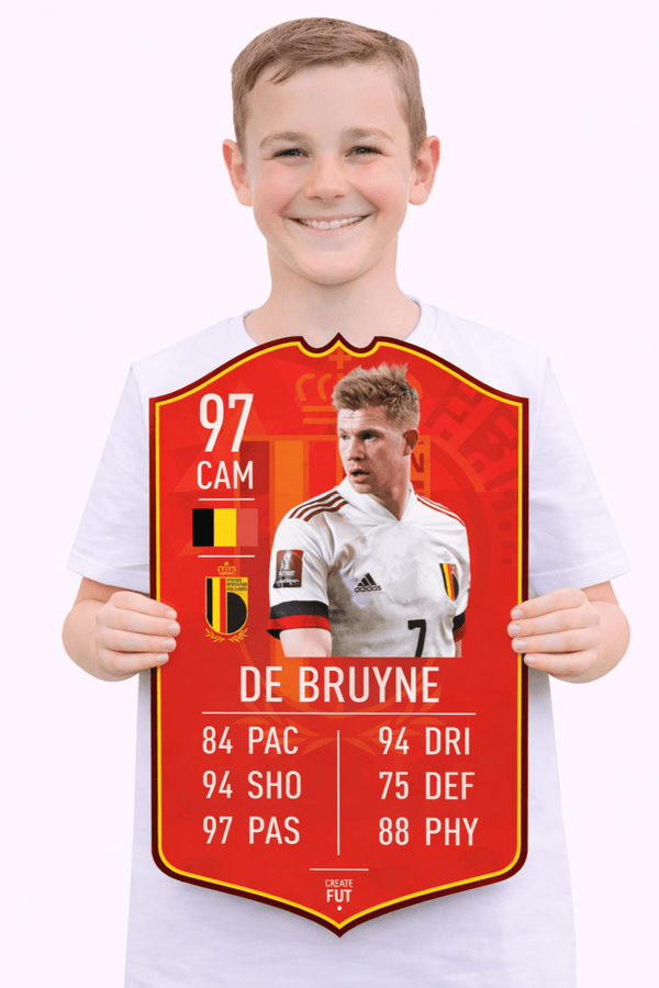 DE BRUYNE Belgium EURO 2020 FC Football Card