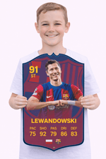 Lewandowski FC Football Card