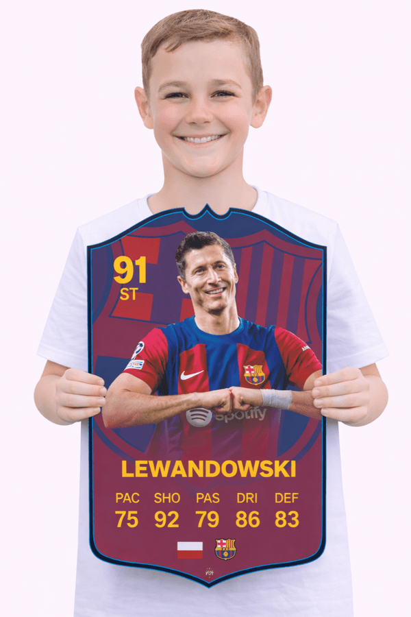 Lewandowski FC Football Card