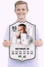 Neymar JR Santos FC Football Card – thumbnail 2