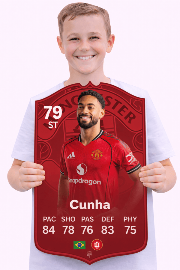 Cunha Man UTD FC Football Card