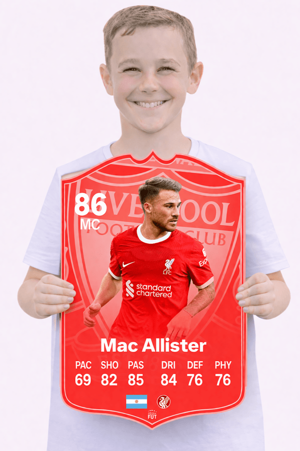 Alexis Mac Allister Liverpool FC Football Card