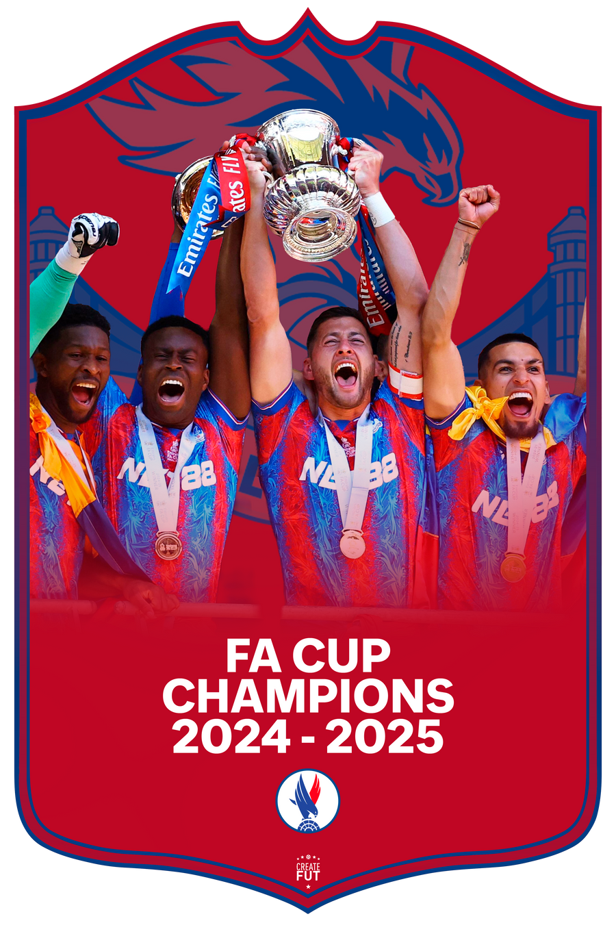 Crystal Palace – FA CUP Champions 24/25 FC Football Card