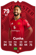Cunha Man UTD FC Football Card