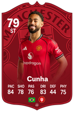 Cunha Man UTD FC Football Card – thumbnail 1