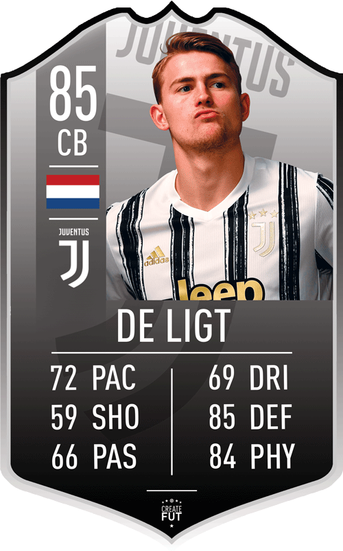 De Ligt Juve FC Football Card