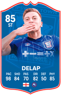 Delap Ipswich FC Football Card