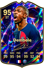 Ousmane Dembélé - Paris Saint-Germain | Signature Series Football Card – thumbnail 1