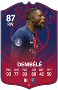 Dembele PSG FC Football Card