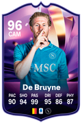 Kevin De Bruyne Napoli End of Era FC Football Card