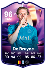 Kevin De Bruyne Napoli End of Era FC Football Card – thumbnail 1