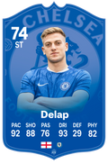 Delap Chelsea FC Football Card