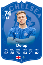 Delap Chelsea FC Football Card – thumbnail 1