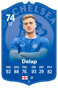 Delap Chelsea FC Football Card