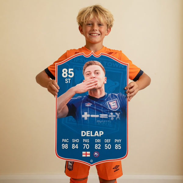 Delap Ipswich FC Football Card