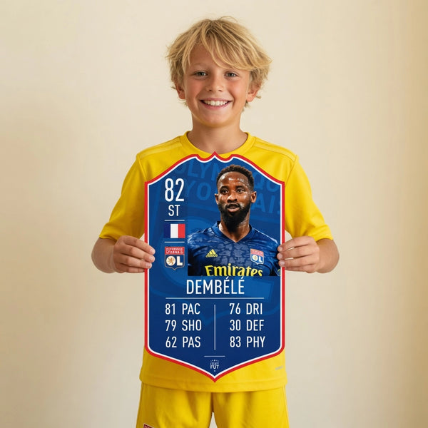 Dembele Lyon FC Football Card