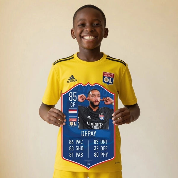 Depay Lyon FC Football Card