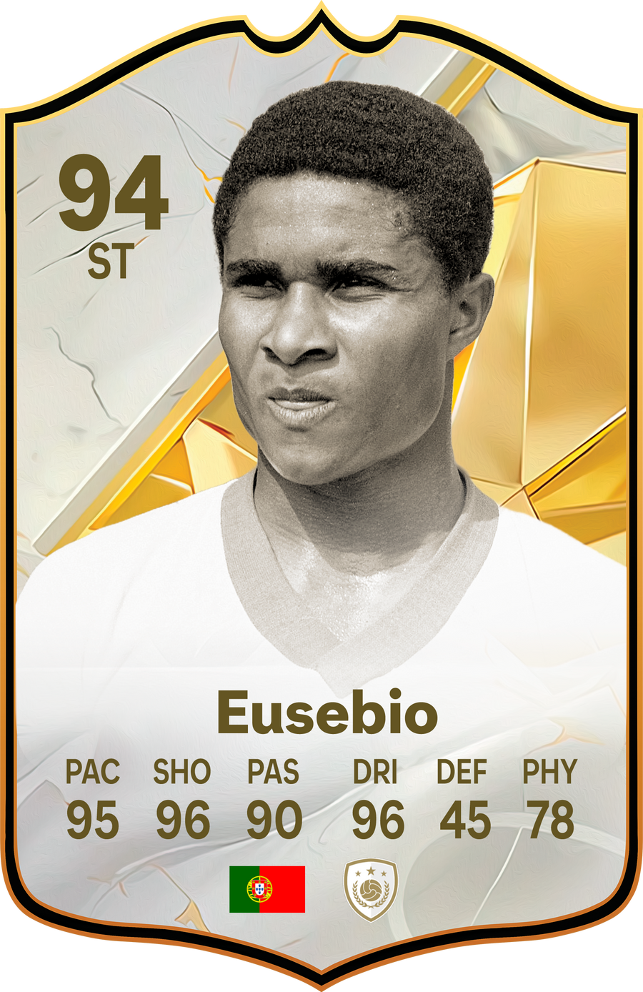 Eusebio Icon FC Football Card