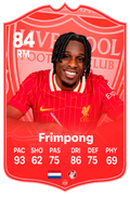 Frimpong Liverpool FC Football Card