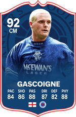 Gascoigne FC Football Card – thumbnail 1