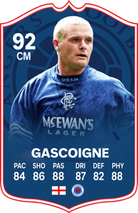 Gascoigne FC Football Card