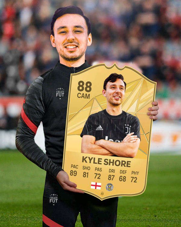 GOLD FC Football Card