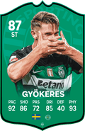Gyökeres Sporting Lisbon FC Football Card