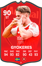 Gyokeres Arsenal FC Football Card – thumbnail 1